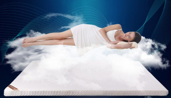 130X190 HEYNER YATAK HYLINE SERIES VİSCO PED MİLKY COTTON (5 CM) - Resim 4