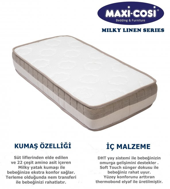 60X160 MAXİ-COSİ ORTOPEDİK YAYLI YATAK 60x160 SOFT ORTOPEDİK