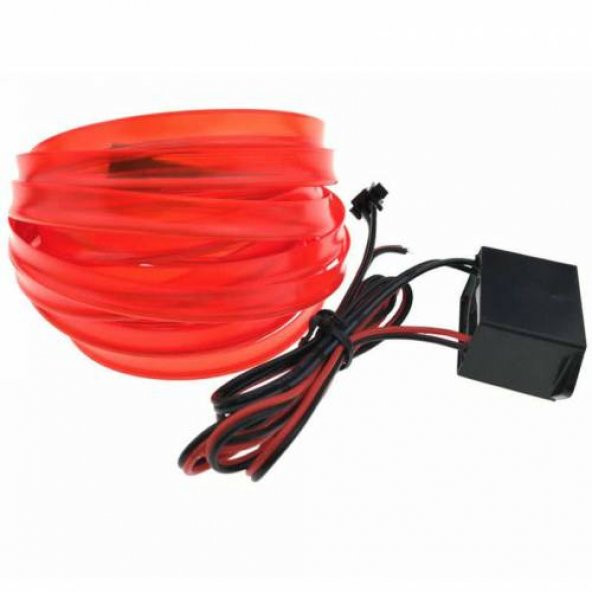 Araç Araba İçi Torpido Ledi Renkli İp Neon İp Led 2 Metre - 2