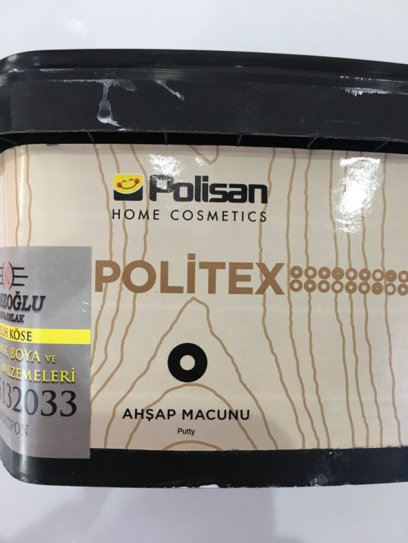 Polisan Politex Su Bazlı Ahşap Macunu 0,75 LT