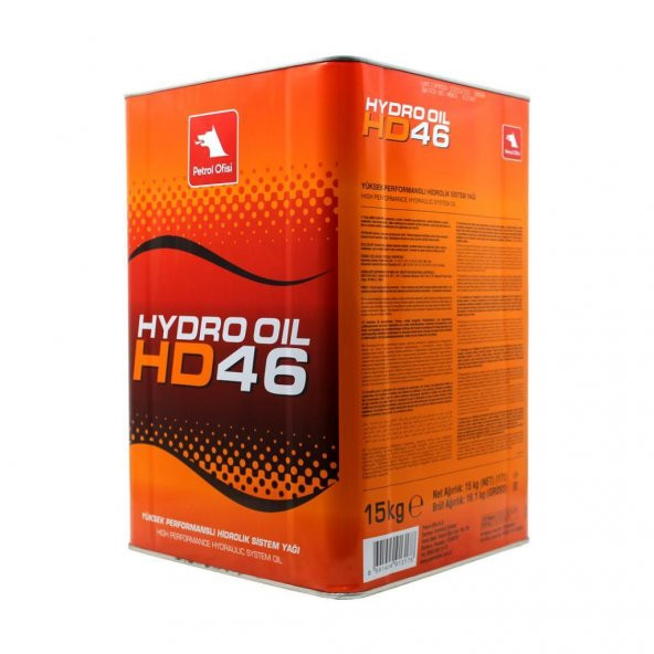 Petrol Ofisi Hydro Oil HD 46 15 Kg(17 LT) Hidrolik Sistem Yağı - 2