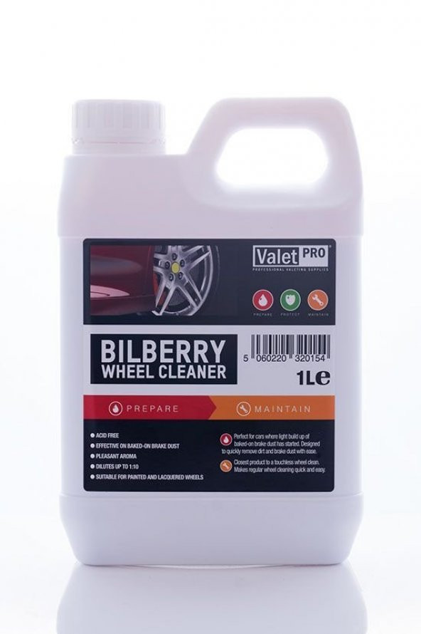 Valet Pro Bilberry Wheel Cleaner - Jant Temizleyici 1 lt.
