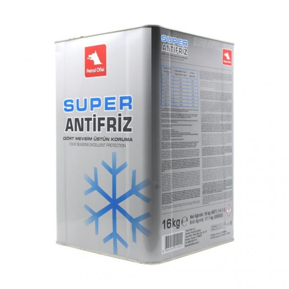 Petrol Ofisi Süper Antifriz 16 Kg Pas ve Korozyonu Önler - 2