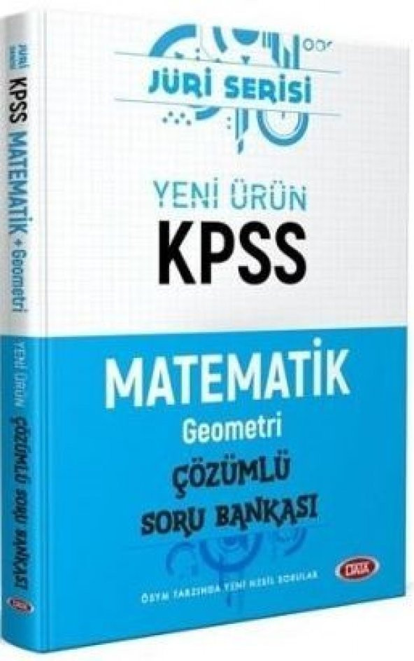 Data Yayınları KPSS Matematik Jüri Serisi Çözümlü Soru Bankası