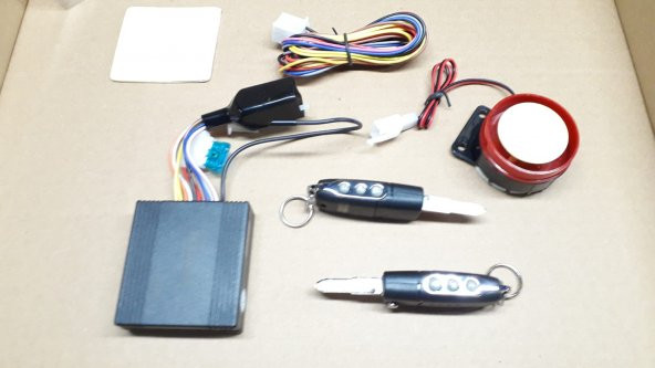 Uzaktan Kumandalı Motosiklet Alarm 2.Ad Sustalı Anahtar + Hassas Hareket Algılama Uzaktan Çalıştırma - 7