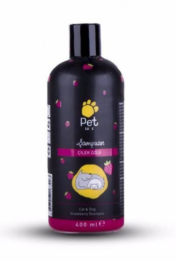 Pet Love Kedi & Köpek Şampuanı Strawberry 400 ml
