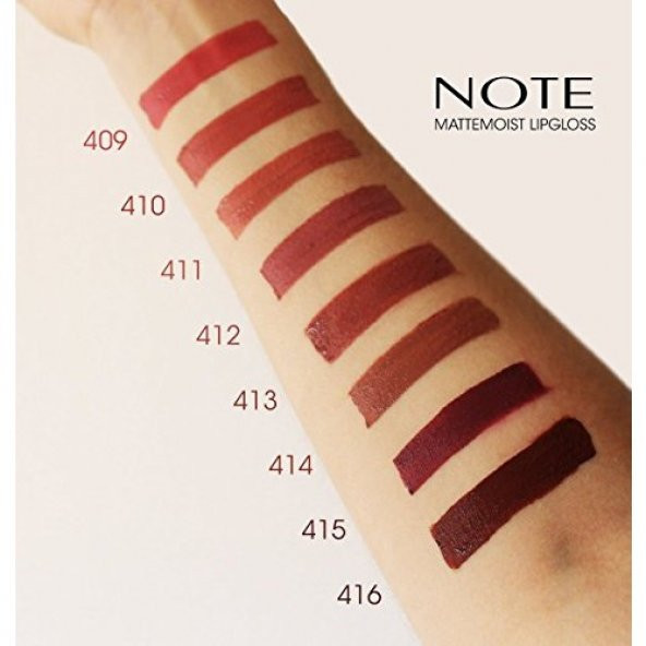 Note Mattemoist Lipgloss 416 Clover Brown - 2