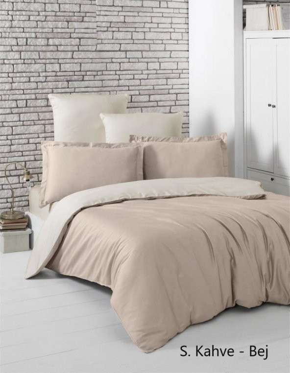 Karna Loft Çift Kişilik Mach Pamuk Saten Nevresim Takımı - 4