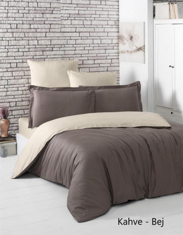 Karna Loft Çift Kişilik Mach Pamuk Saten Nevresim Takımı - 9