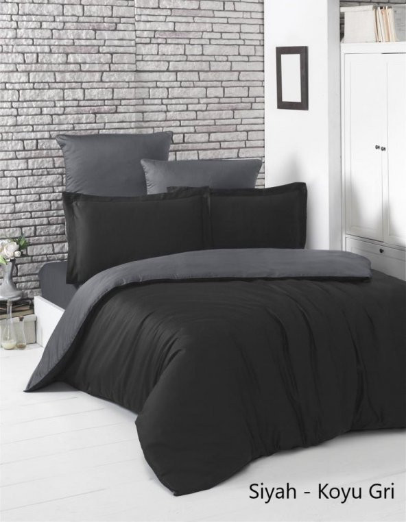 Karna Loft Çift Kişilik Mach Pamuk Saten Nevresim Takımı - 10