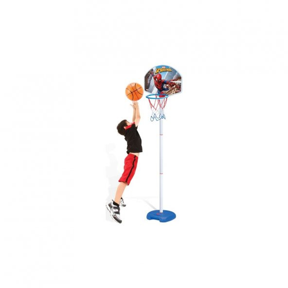 Dede Spiderman Ayaklı Basketbol Set