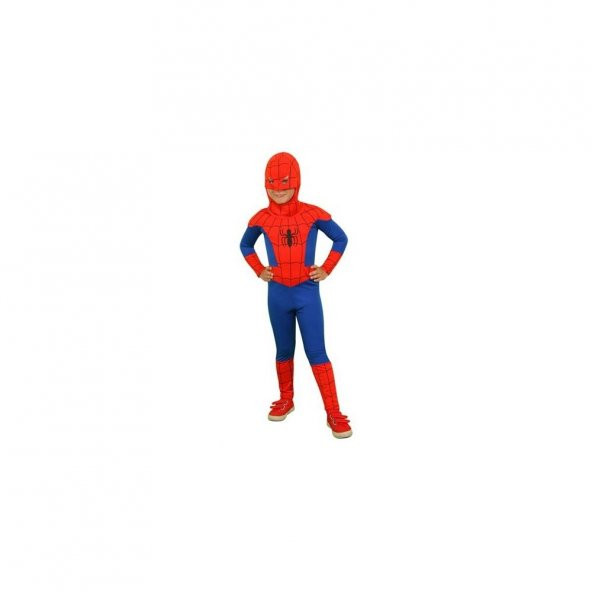 Mega Oyuncak Spiderman Örümcek Adam Kostümü Orjinal 4-6 Yaş