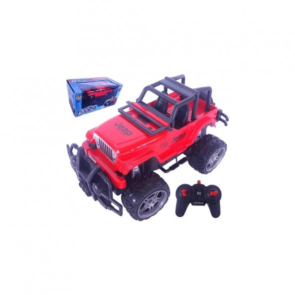 Erdem Rc Uzaktan Kumandalı Araba Jeep 1:18 Şarjlı 4X4 Arazi Aracı Dağcı Jeep
