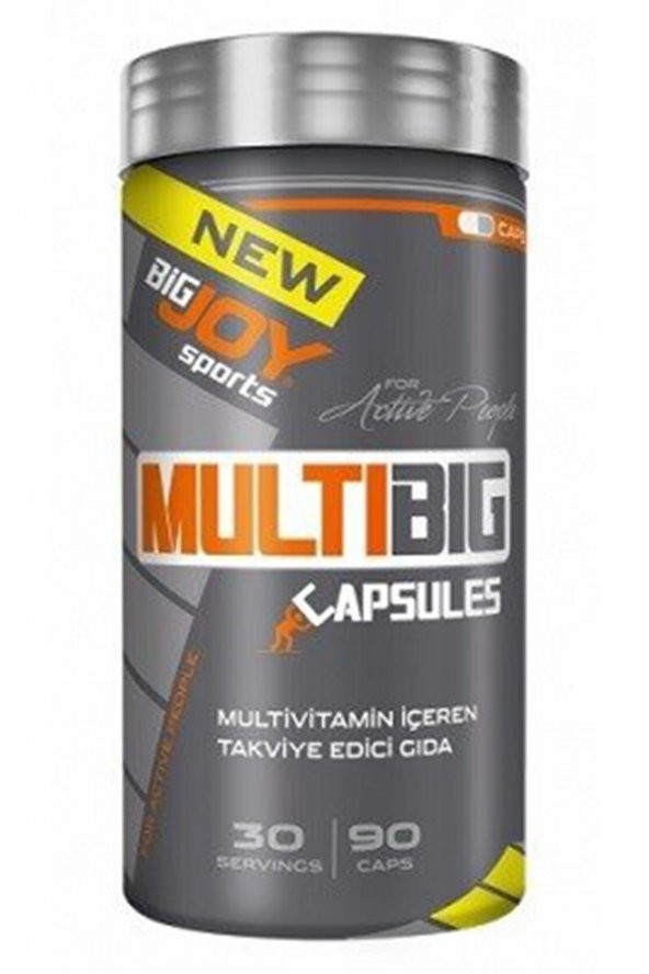 Big Joy MultiBig Vitamin Mineral 90 Kapsül