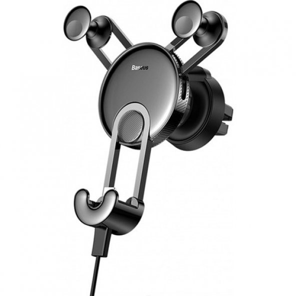 Baseus Lightning Kablolu Araç İçi Telefon Tutucu SULYSS-01 YY - 5