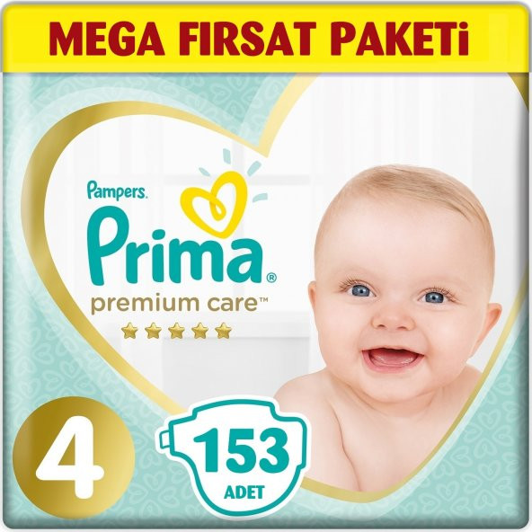 Prima Premium Care Bebek Bezi Beden:4 (9-14Kg) Maxi 138 Adet Ekonomik Fırsat Pk