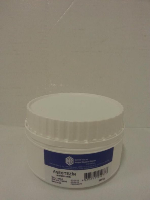Galenik Anestezin (Benzocaine) 100 gr