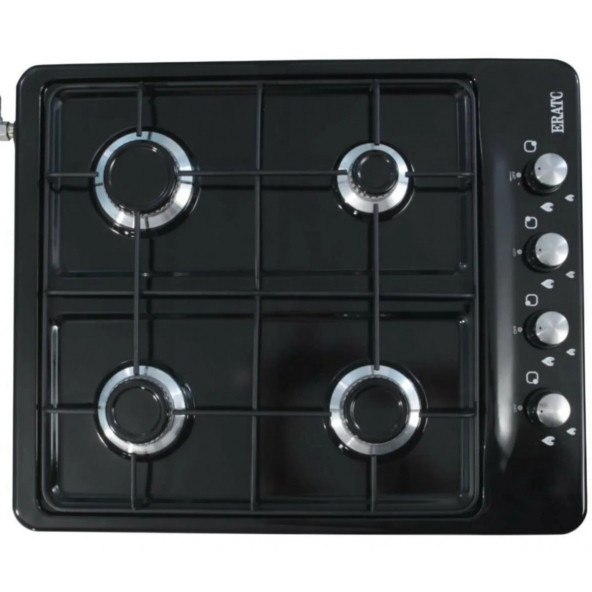 Set Üstü Ocak Dört Gözlü Siyah Lpg Tüp Uyumlu Erato