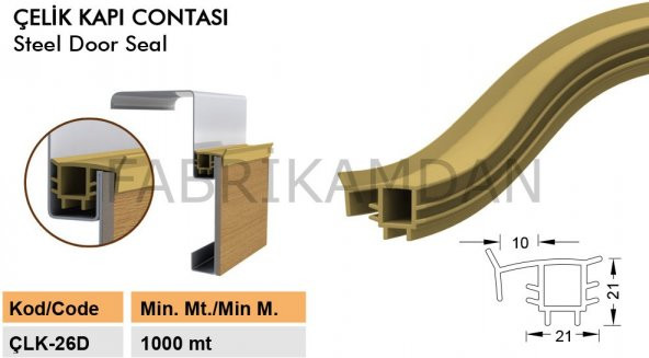 ÇLK-26D Çelik Kapı Contası