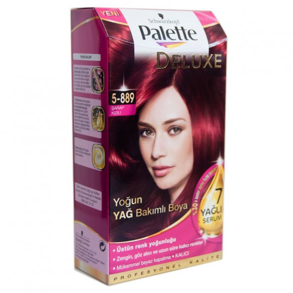Palette Saç Boyası  5-889 Şarap Kızılı