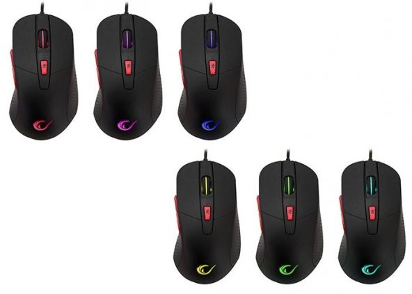 Rampage SMX-R16 ALERIA 7 Tuşlu RGB 2800dpi AVAGO Gaming Oyuncu Mouse - 10