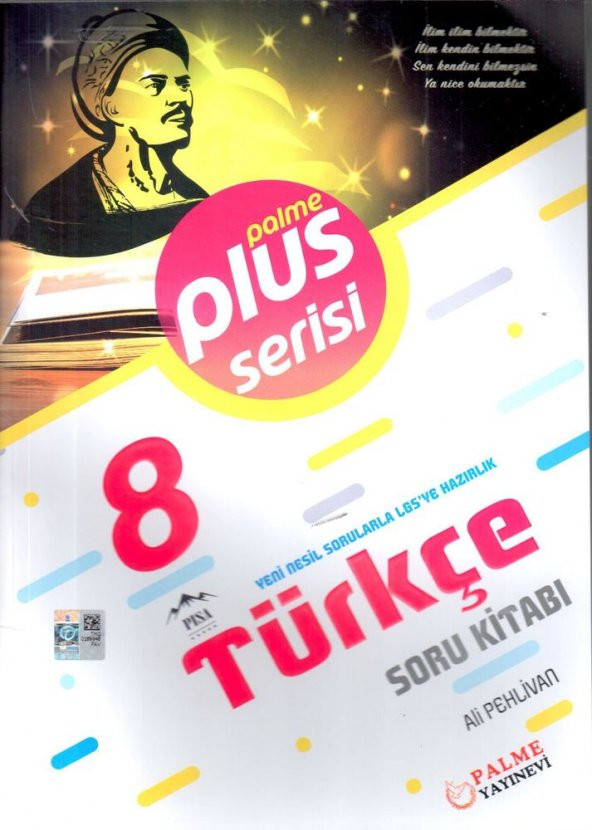 Palme 8.Sınıf Plus Serisi Türkçe Soru Bankası