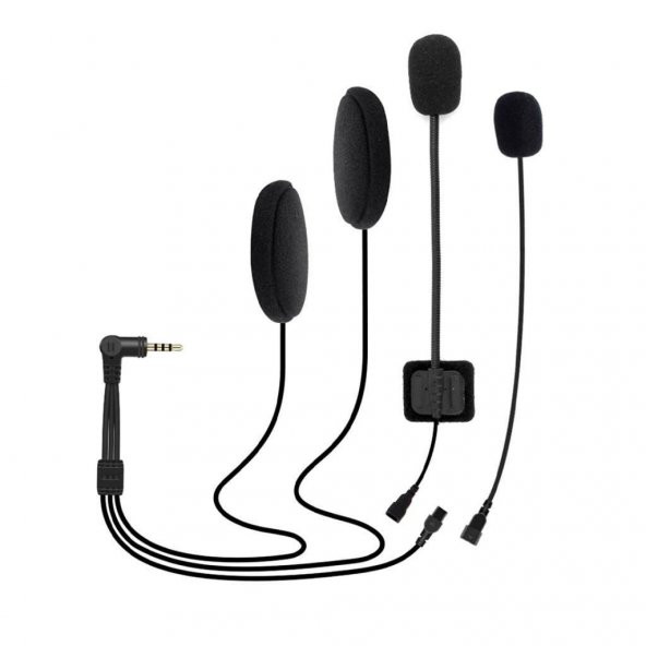 Knmaster Kn2000 Motosiklet Kask İnterkom Bluetooth Intercom Kulaklık Seti - 4