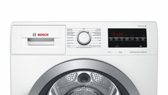 Bosch WTW85410TR 8 KG A++ Isı Pompalı Çamaşır Kurutma Makinesi - 4