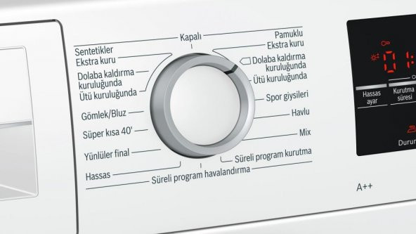 Bosch WTW85410TR 8 KG A++ Isı Pompalı Çamaşır Kurutma Makinesi - 5