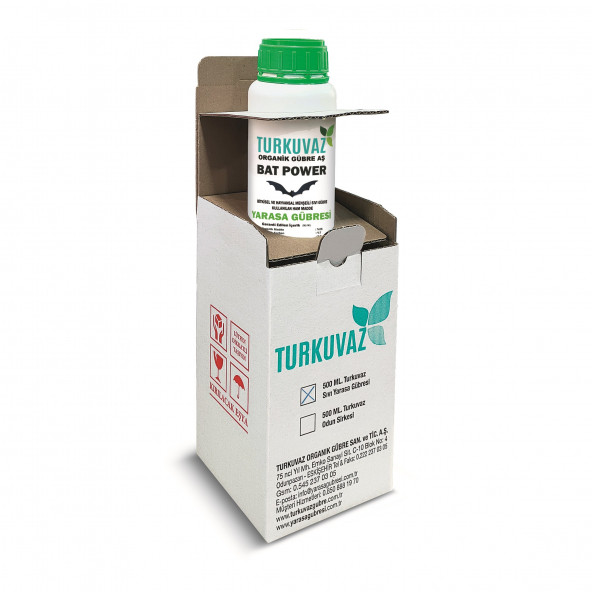 Turkuvaz Bat Power Organik Sıvı Yarasa Gübresi 500 ml. (Konsantre)