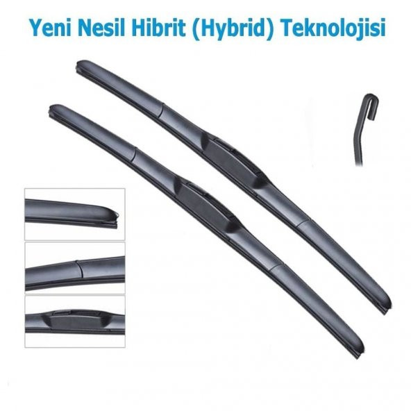 RBW HYBRİD Mitsubishi L200 2009-2018 Ön Silecek Takımı
