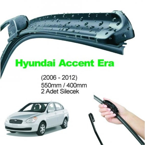 İnwells Hyundai Accent Era 2006 - 2012 Ön Muz Silecek Takımı - 1