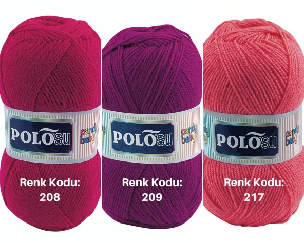 Candy Baby - Polosu Bebek El Örgü İpi - 4