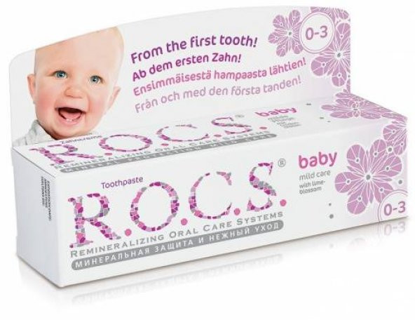 Rocs Baby 0-3 Yaş Diş Macunu 35 ml Ihlamur