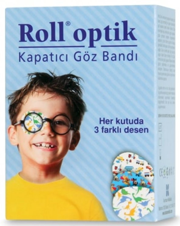 Roll Optik Kapatıcı Göz Bandı 20 Adet - Erkek