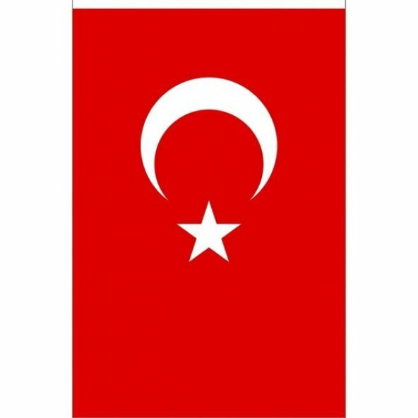 Pologift Birinci Sınıf 30x45 cm Kumaş Türk Bayrağı