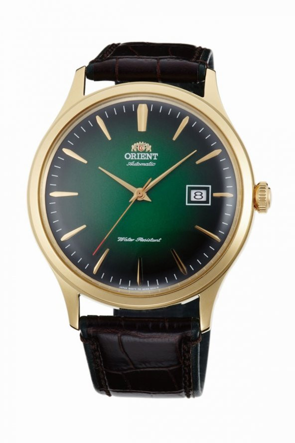 Orient Fac08002f0 42 Mm Deri Kordonlu Otomatik Erkek Kol Saat Kehribar Tesbih Hediyeli