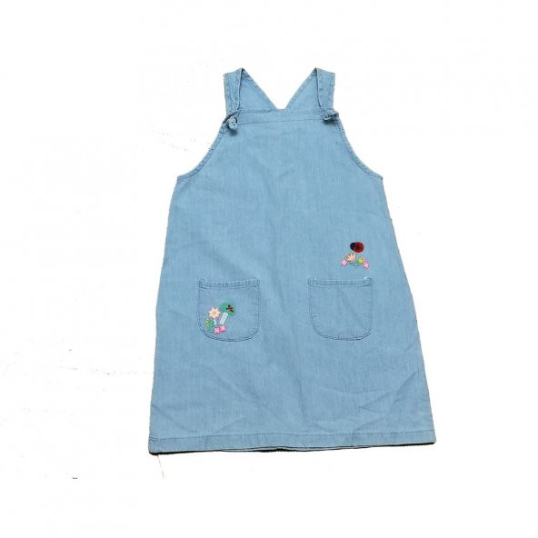 Cigit Kız Çocuk Kot Elbise