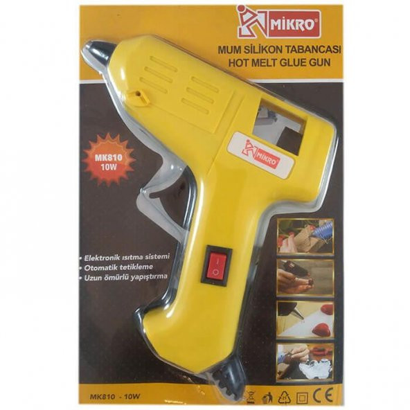 MİKRO 10 W SICAK MUM SİLİKON TABANCASI MK-810 - 2