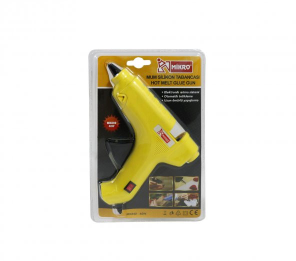 MİKRO 40W SICAK MUM SİLİKON TABANCASI MK-840 - 2
