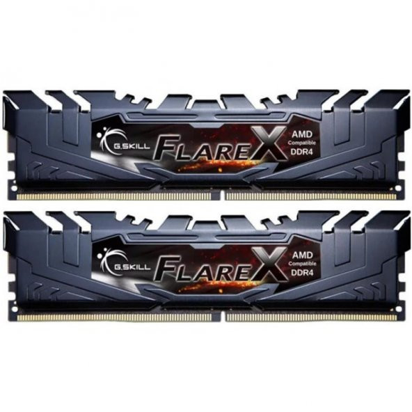 GSKILL Flare X 16GB (2x8) DDR4 3200Mhz CL16  AMD Ryzen Uyumlu 1.35V (F4-3200C16D-16GFX)