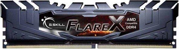 GSKILL Flare X 16GB (2x8) DDR4 3200Mhz CL16  AMD Ryzen Uyumlu 1.35V (F4-3200C16D-16GFX) - 3