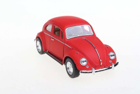 Welly Mat Volkswagen Beetle Model Araba -Kırmızı