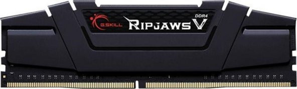 GSKILL RipjawsV 16GB DDR4 3200Mhz CL16 Tek Modül 1.35V Siyah (F4-3200C16S-16GVK) - 2