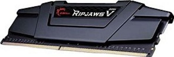 GSKILL RipjawsV 8GB DDR4 3200Mhz CL16 Tek Modül 1.35V Siyah (F4-3200C16S-8GVKB) - 2