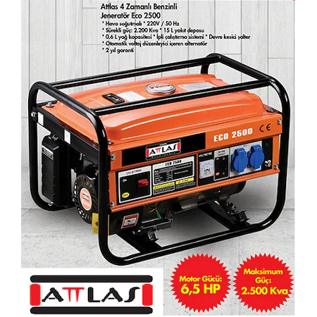 Attlas Eco 2500 4 Zamanlı Jeneratör