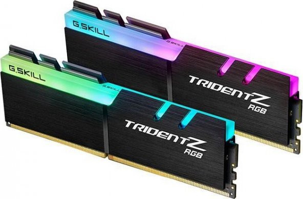 GSKILL Trident Z RGB 16GB (2x8) DDR4 3200MHz CL16 1.35V Bellek (F4-3200C16D-16GTZR)