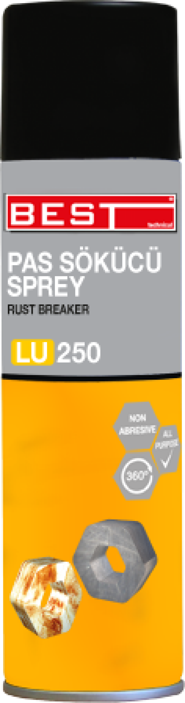 Best Pas Sökücü Sprey Yağlayıcı Paslanmayı Önler 250ML LU250