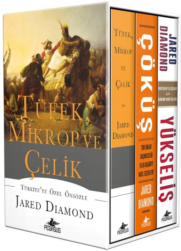 Tüfek, Mikrop ve Çelik Üçlemesi Kutulu Özel Set (3 Kitap Karton)