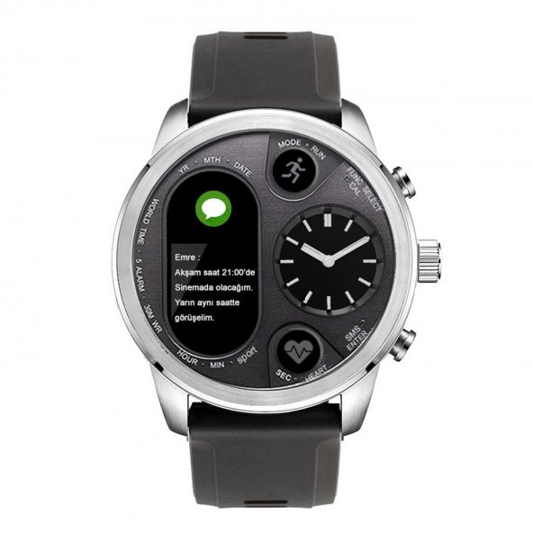 QUADRO ProWatch Hybrid Android IOS Siyah Akıllı Saat PROWATCH-HYBRID - 1